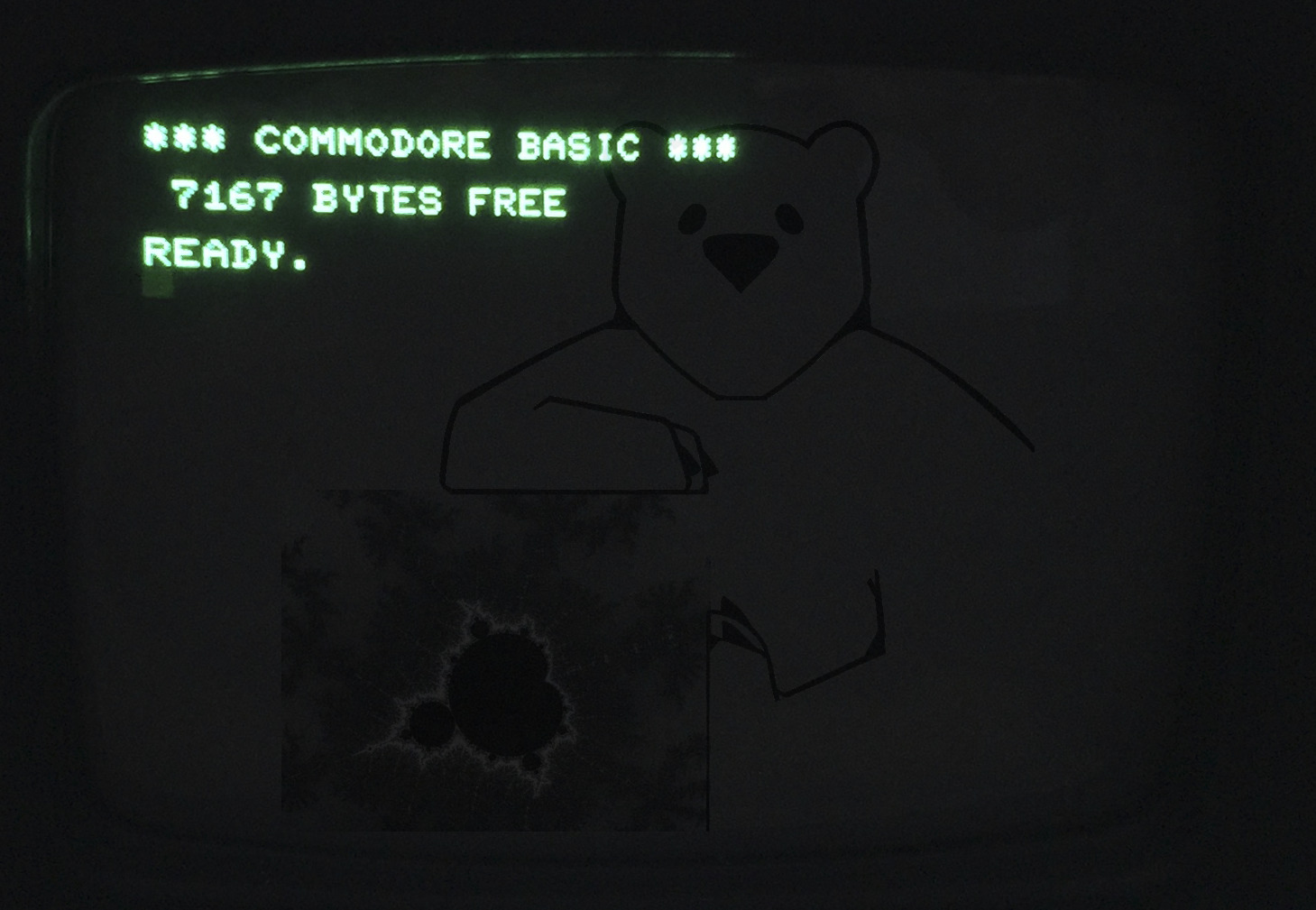 Commodore PET 2001 - Einschaltmeldung